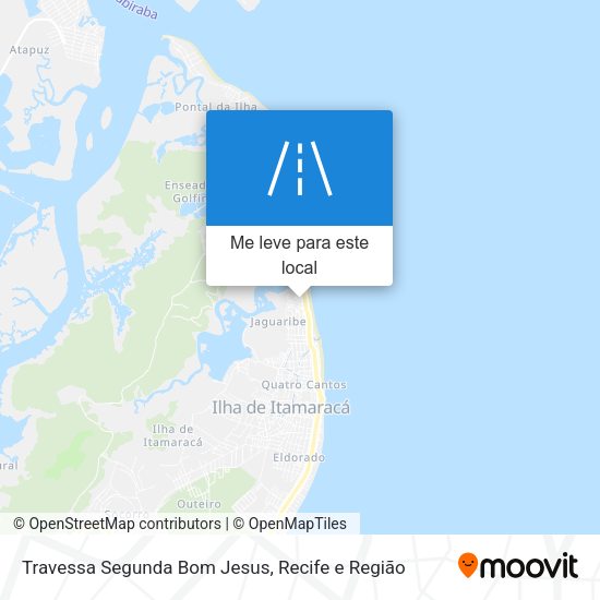 Travessa Segunda Bom Jesus mapa