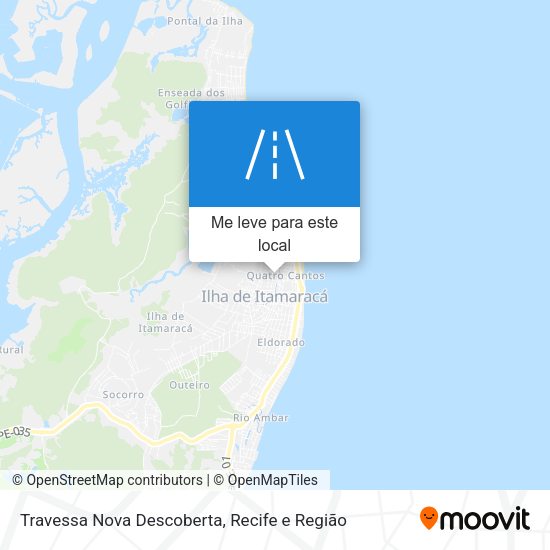 Travessa Nova Descoberta mapa