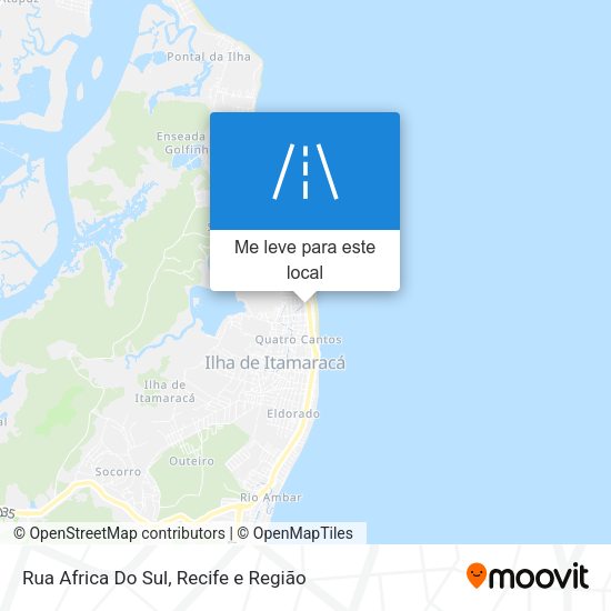 Rua Africa Do Sul mapa