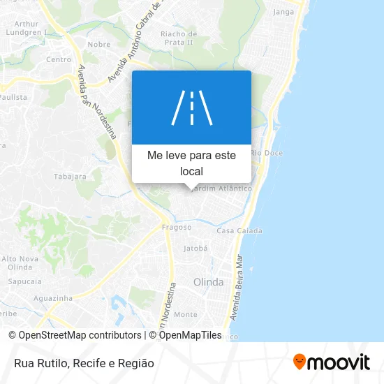 Rua Rutilo mapa