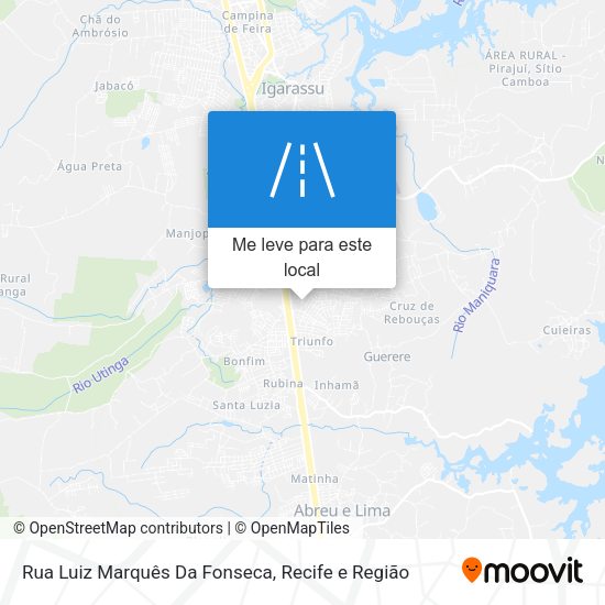 Rua Luiz Marquês Da Fonseca mapa