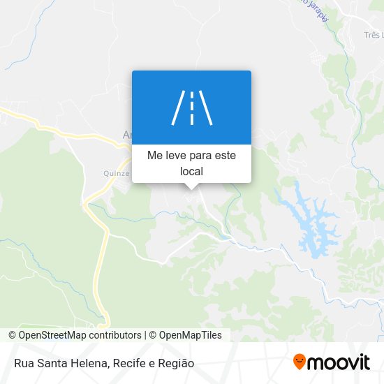 Rua Santa Helena mapa