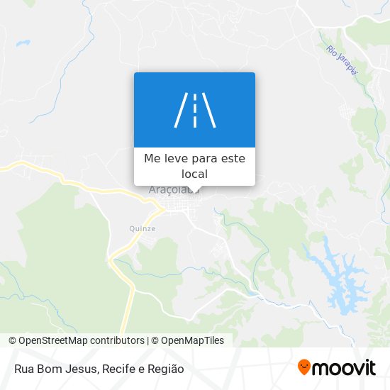 Rua Bom Jesus mapa