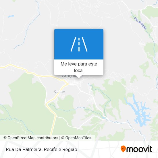 Rua Da Palmeira mapa
