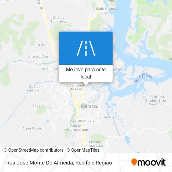 Rua Jose Monte De Almeida mapa