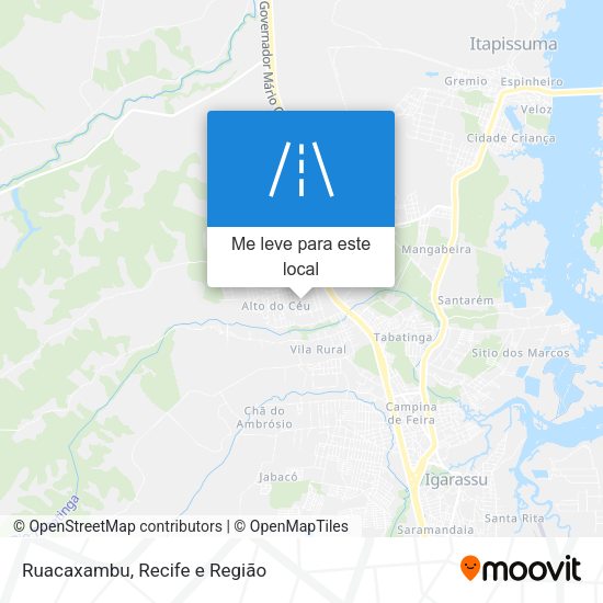 Ruacaxambu mapa
