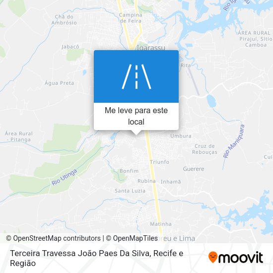Terceira Travessa João Paes Da Silva mapa