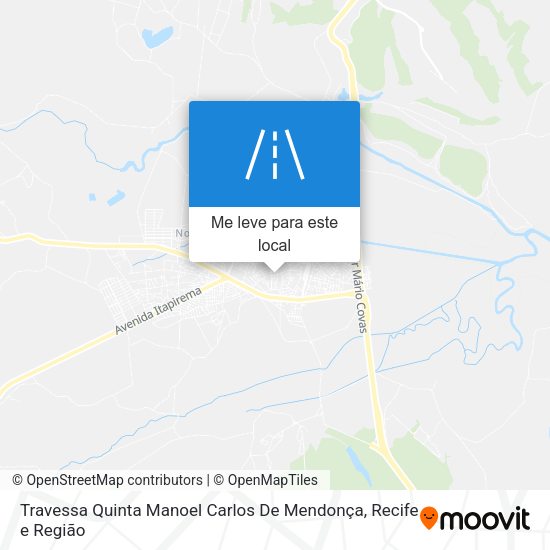 Travessa Quinta Manoel Carlos De Mendonça mapa