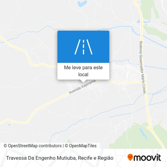 Travessa Da Engenho Mutiuba mapa