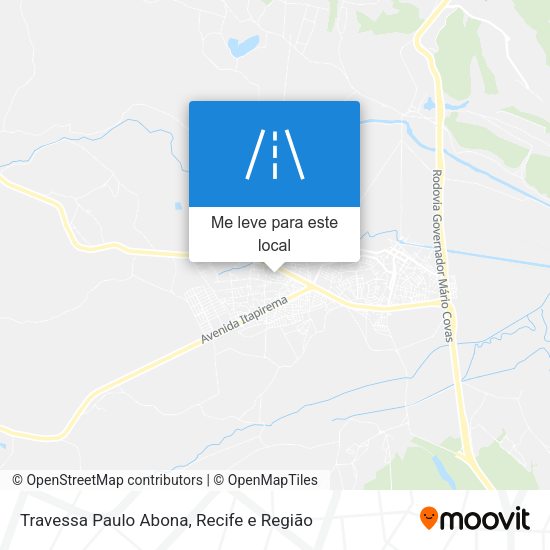 Travessa Paulo Abona mapa