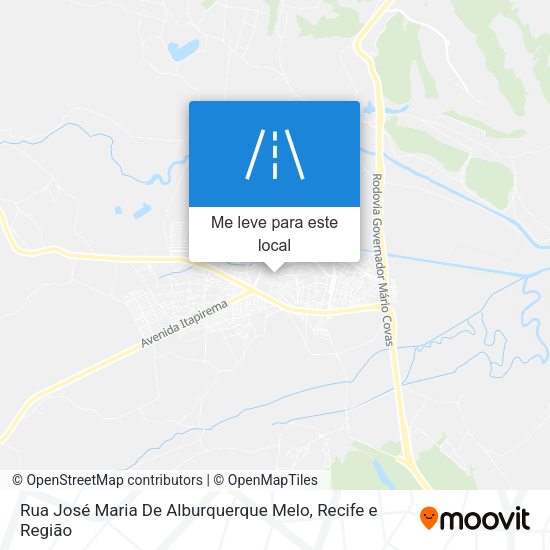 Rua José Maria De Alburquerque Melo mapa
