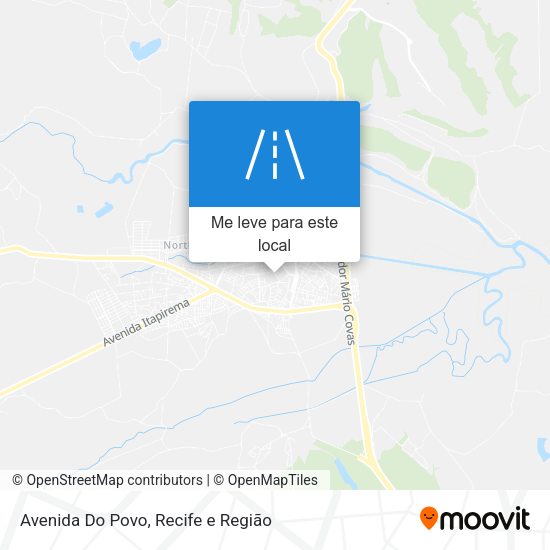 Avenida Do Povo mapa