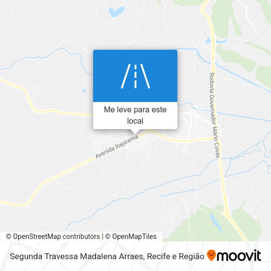 Segunda Travessa Madalena Arraes mapa
