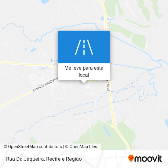 Rua Da Jaqueira mapa