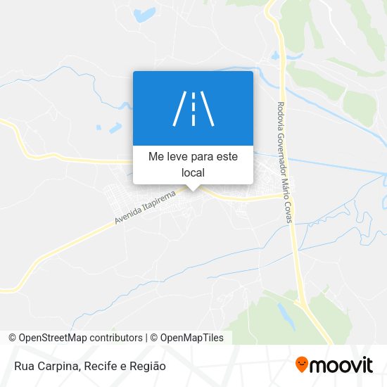 Rua Carpina mapa
