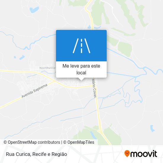 Rua Curica mapa