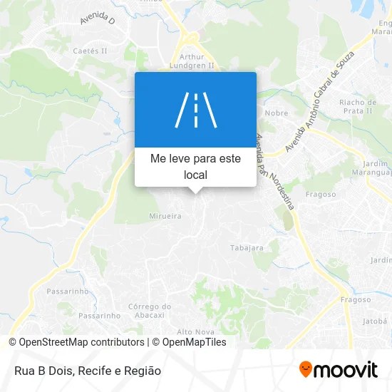 Rua B Dois mapa