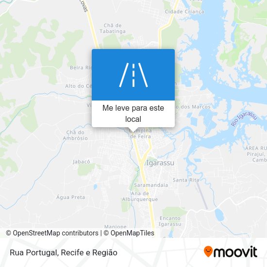 Rua Portugal mapa