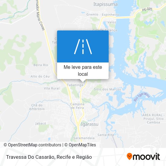 Travessa Do Casarão mapa