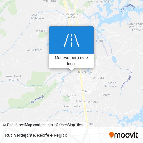 Rua Verdejante mapa