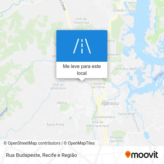 Rua Budapeste mapa