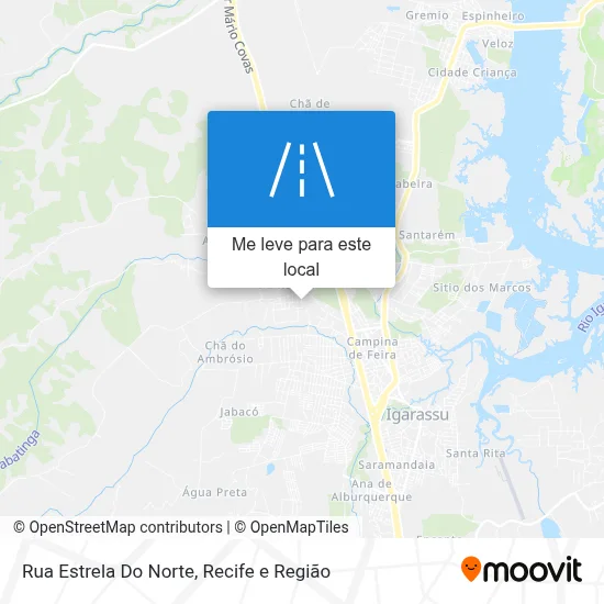 Rua Estrela Do Norte mapa