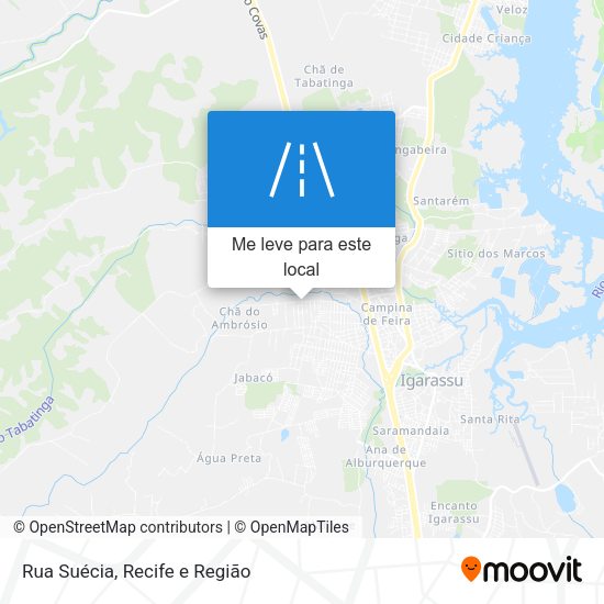 Rua Suécia mapa