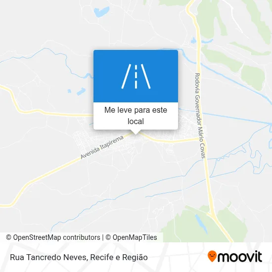 Rua Tancredo Neves mapa
