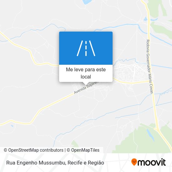Rua Engenho Mussumbu mapa