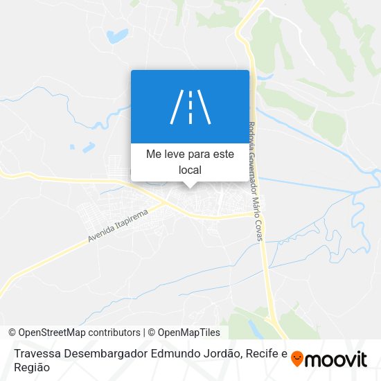 Travessa Desembargador Edmundo Jordão mapa
