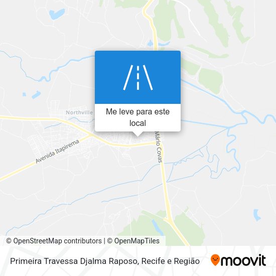 Primeira Travessa Djalma Raposo mapa