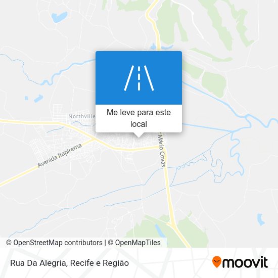 Rua Da Alegria mapa
