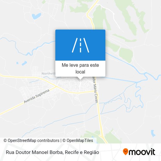 Rua Doutor Manoel Borba mapa