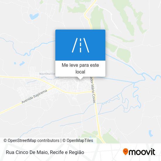 Rua Cinco De Maio mapa