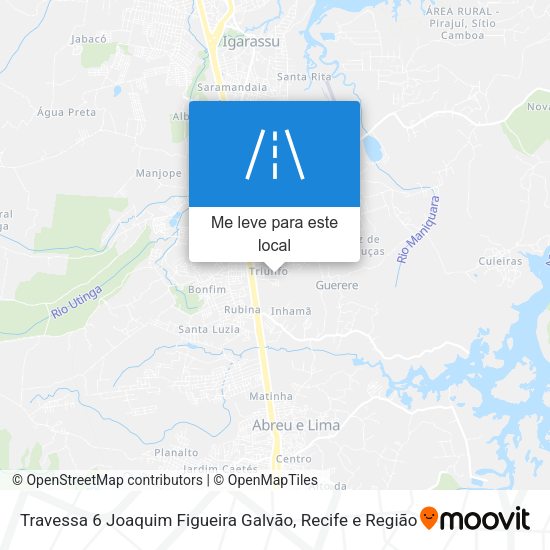 Travessa 6 Joaquim Figueira Galvão mapa
