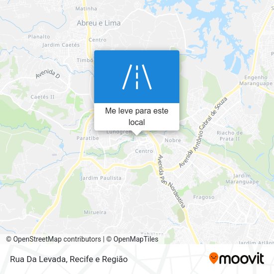 Rua Da Levada mapa