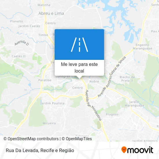 Rua Da Levada mapa