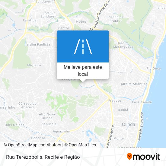 Rua Terezopolis mapa