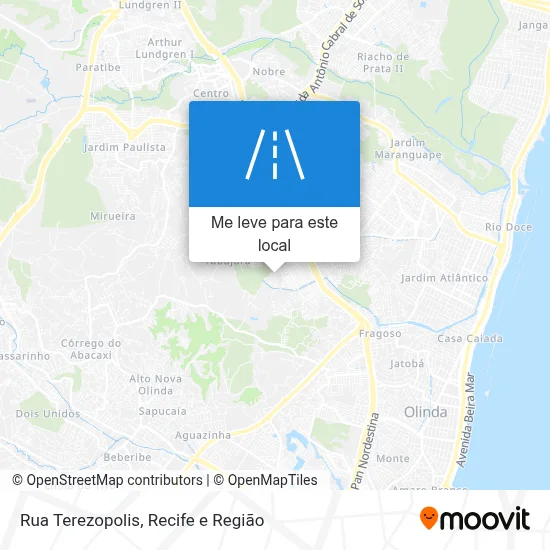 Rua Terezopolis mapa