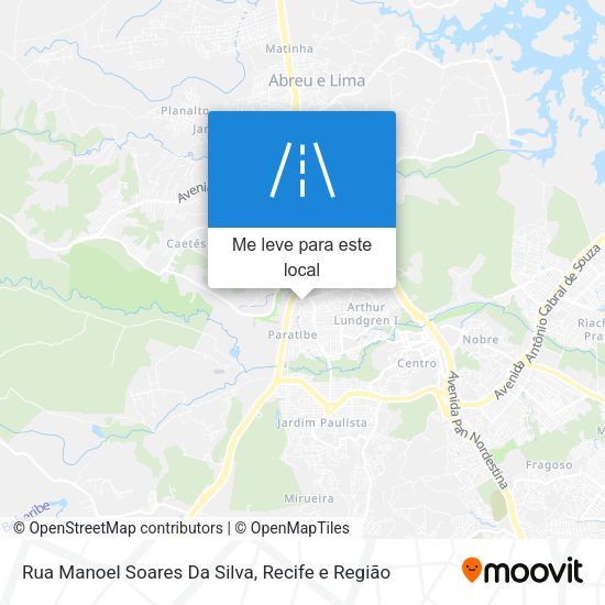 Rua Manoel Soares Da Silva mapa