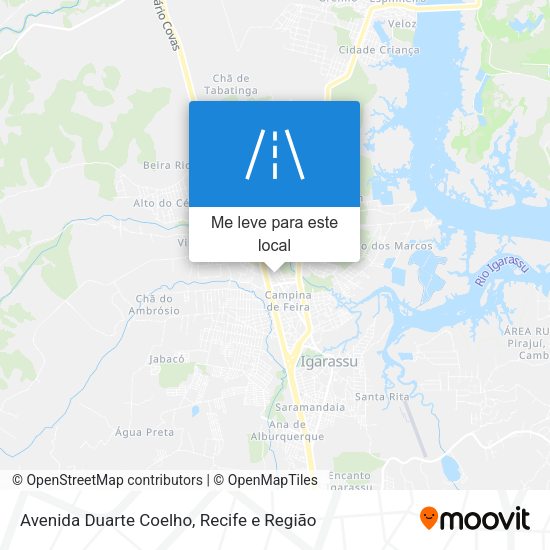 Avenida Duarte Coelho mapa