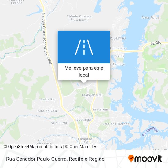 Rua Senador Paulo Guerra mapa
