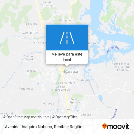 Avenida Joaquim Nabuco mapa