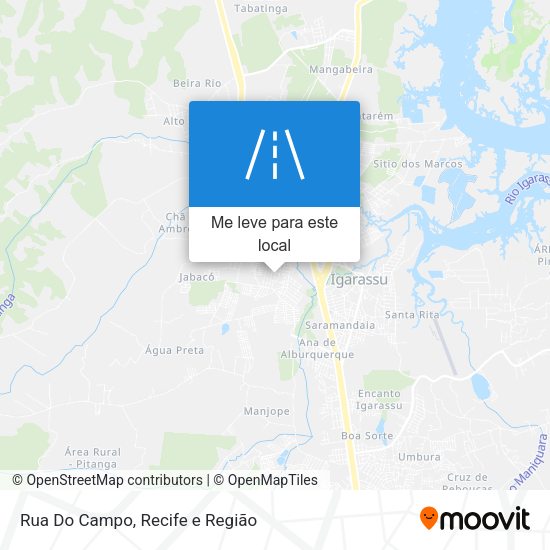 Rua Do Campo mapa