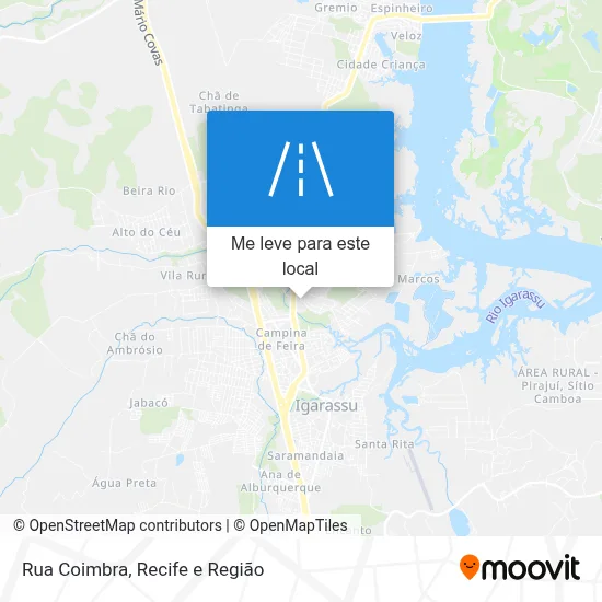Rua Coimbra mapa