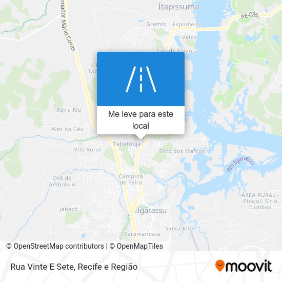 Rua Vinte E Sete mapa