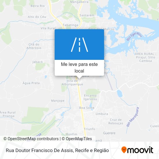Rua Doutor Francisco De Assis mapa