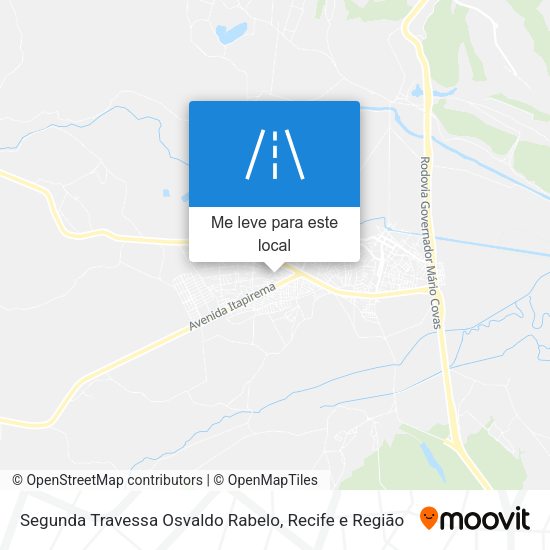 Segunda Travessa Osvaldo Rabelo mapa
