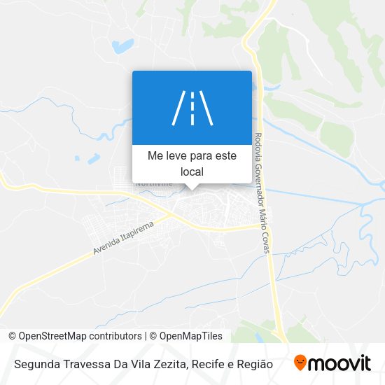 Segunda Travessa Da Vila Zezita mapa