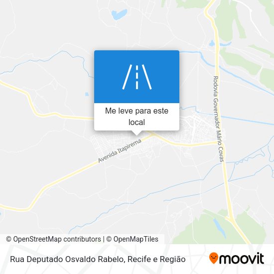 Rua Deputado Osvaldo Rabelo mapa